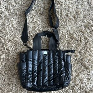 Stylish Black Quilted Women's Bag